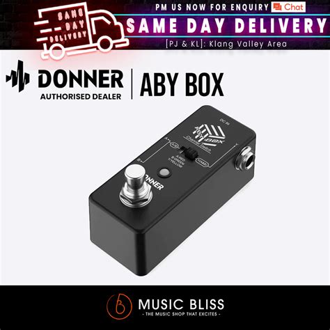 electric ab box|Donner ABY Box Line Selector AB Switch Mini Guitar Effect .